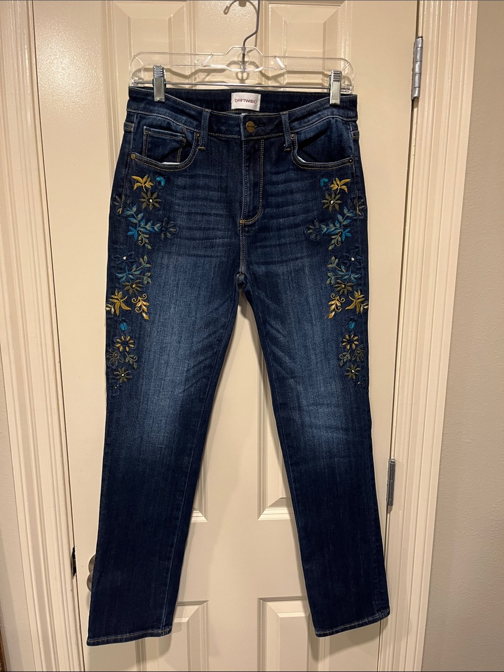 Driftwood Audrey embroidered jeans